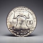 1956-p Franklin Half Dollar 90  Silver 
