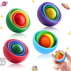 1 Pc 3d Rotation Ball Fidget Gyro Spinner Stress Relief Toy For Kids   Adults