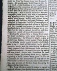 Rare 1757 Newspaper French   Indian War Reports   Aaron Burr Sr  Obituary