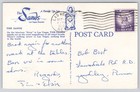 Vintage 1956 Sands Hotel Las Vegas Postcard - Mid-century Casino Resort