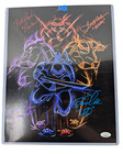 Tmnt Autographed Print All 4 Original Cartoon Series Voice Actors