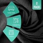 Black Drop Cloth  9 X 12 Feet - Pack Of 2  - Pure Canvas Drop Cloth