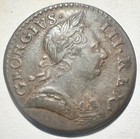 1773 Great Britain 1 2 Half Penny  George Iii Colonial Revolutionary War Au Nice