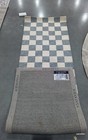 Lblue   Ivory 2 -3  X 8 -0  Back Stain Rug  Reduced Price 1172800417 Msr4760l-28