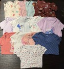 Huge Lot Toddler Girl Clothes Sz 24 M-2t Shirts  Bodysuits  Pants   Sleepers