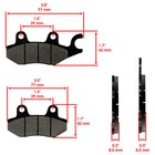 Front Rear Brake Pads For Suzuki An400 An400a Burgman 400 2007-2011 Abs