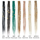 Clip In Dreadlocks Extensions Soft Thin Dreads Clip In Braids With Dreads Beads