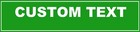 Custom Personalized Aluminum Metal Street Sign 3 x12  Plaque  Many Colors