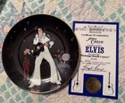 Royal Orleans Elvis Presley In Concert Collector Plates  3  W  Coa
