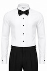 Berlioni Italy Men s Tuxedo Dress Shirt With Bow-tie Wing Tip