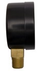 2  Utility Pressure Gauge  1 4  Npt  Lower Mount  Black Steel Case 0-500psi