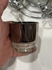 Vintage Mcm Dorothy Thorpe Style Silver Fade Cocktail Bar Set W holder Nice        
