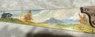 Vintage Hand Painted Hand Saw Mountain Cabin