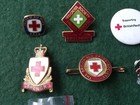 Collection Of Old British Red Cross Badges Etc 