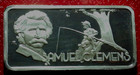 Samuel Clemens Bar-our Greatest Americans Set 1 Oz  999 Silver-hamilton Mint