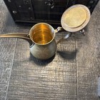 Brass Vintage Antique Arabic Middle Eastern Turkish Coffee tea Pot Dallah