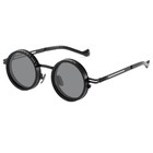 Adjustable Dimming Polarized Retro Round Sunglasses For Driving Fishing Outdoor