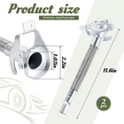 Bbto 2 Pcs Flexible Jerry Can Spout Stainless Steel Long Nose Spout Replaceme   