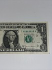Binary Note 4   s 8   s Fancy Serial Number  1 One Dollar Bill Fw 2017a