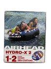 Airhead Hydro-x 2 Towable Tube 1-2 Rider 58in Inflatable Lake Boat Water Sports