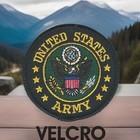 Us Army Embroidered Patch Fits Velcro   Brand Hook Fastener Compatible