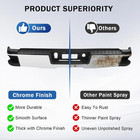 For 2014-2018 Chevy Silverado   Gmc Sierra 1500 Chrome Rear Step Bumper Assembly