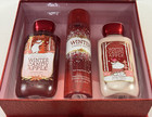 Bath   Body Works Gift Set Winter Candy Apple Body Lotion  Body Mist  Shower Gel
