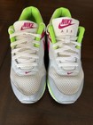 Nike Air Max Men   s Low Top Mesh Lace-up Sneakers Gray White Pink Green