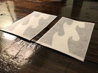 Billabong 5    - Set Of 2 - Stickers Decal Logo Surf Skate Snow Wave - Black