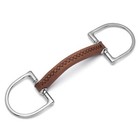 Cavalon Hunter D-ring Soft Leather Snaffle Bit