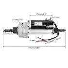 24v 180w Electric Brush Motor Transaxle For Mobility Scooter Tricycle Wheelchair