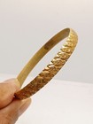 Circa 1500-1000 Bc Ancient Celtic Twisted Bronze Bracelet