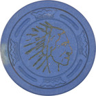 Colony Club Casino Reno Nevada Blue Lgcrown Roulette Chip 1949