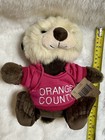 The Petting Zoo Otter Plush Orange County Hoodie Stuffed Animal 9    Nwt Soft Toy