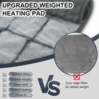 10 Heat Levels Weighted Heating Pad For Back 3lbs For Neck And Shoulders