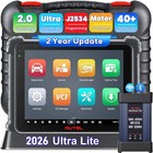                   2-years Update   autel Maxisys Ultra Lite Ms919 Jvci 2026 Diagnostic Scanner