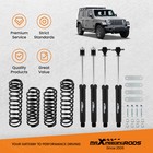 2 5  Lift Kit For Jeep Wrangler Jk 4wd 2007-2018 Coil Springs   Shocks