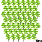 50pcs 55mm Ho Scale Model Trees Train Railroad Wargame Park Landscape Scenery Us