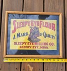 Sleepy Eye Flour Label Advertising 12  X 8  Framed