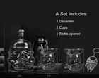 Stormtrooper Whiskey Decanter   2 Glasses Set Liquor Bourbon Brandy Gift 3 Pcs