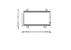 A c Condenser Fits 2007-2011 Lexus Gs350 06-07 Lexus Gs430