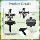 Cemetery Decorations For Grave  Grave Marker For Outdoors  Memorial Cross Sta   