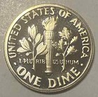 1971 P Roosevelt Dime From Mint Set