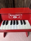 Vintage Red Jaymar My First Piano For Children With 18 Keys Made In Usa Nice