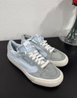 Adidas Women s Low Top Canvas Sneakers Light Blue Gray Lace Up Comfort