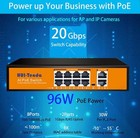 8 Port Gigabit Poe Switch With 2 Gigabit Uplink 802 3af at Compliant 120w 
