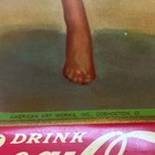 Coca-cola 1937 Drink Coca-cola Beach Girl Serving Tray
