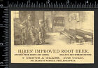 Very Rare C 1870 s Hires Root Beer 5   Glass Errickson Rm 12 Victorian Trade Card