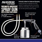 Air Rust Proofing Undercoating Gun  Gauge  Cup  22  Wands  Spray Truck Bed Liner