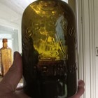 Missisquoi A Springs 1870s Odd Green Quart Sheldon vermont Mineral Water Bottle